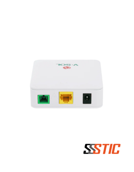 Mini ONU XPON de 1 puerto Gigabit V-SOL V2801SG V2801RD con soporte dual GPON y EPON, modo router capa 3 y formato compacto para pared o escritorio[cite 12]