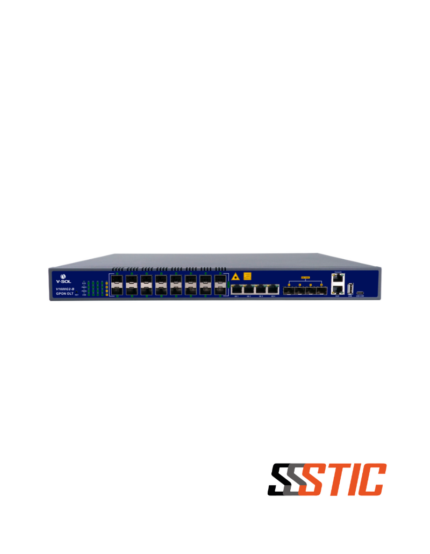 OLT GPON Layer 3 de 16 puertos V-SOL modelo V1600G2-B con puertos de subida SFP+ 10G y chasis para montaje en rack de 1U