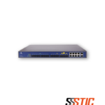 OLT GPON de 8 puertos GLC TEC GLC-V1600G1-B1 con chasis para montaje en rack de 1U, doble fuente de poder AC y puertos de subida SFP+ 10G