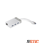 Adaptador USB 3.0 a Gigabit Ethernet RJ45 con hub de 3 puertos USB 3.0 TRENDnet TU3-ETGH3.