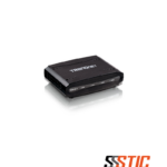 Adaptador de red a cable coaxial de banda media TRENDnet TPA-311 HomePNA 3.1 con 2 puertos Ethernet.