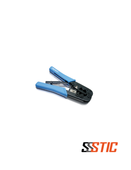 Alicate ponchadora y crimpadora de conectores de red TRENDnet TC-CT68 para RJ-45 y RJ-11.