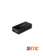 Inyector Gigabit PoE++ de 95W TRENDnet TPE-119GI con fuente de alimentación interna integrada.