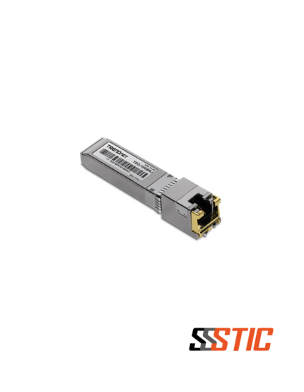 Módulo transceptor SFP+ a puerto RJ45 de cobre 10GBASE-T TRENDnet TEG-10GBRJ.