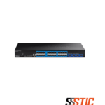 Switch administrable Capa 2 de fibra óptica TRENDnet TL2-F70284 con 24 puertos SFP y 4 puertos SFP+ 10G.