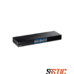 Switch de red Gigabit no administrable de 16 puertos TRENDnet TEG-S17 montable en rack de 1U.