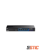 Switch de red no administrable TRENDnet TEG-S327 con 5 puertos Gigabit y 2 puertos 2.5G RJ45.