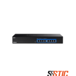 Switch de red no administrable de 8 puertos 10GBASE-T RJ45 TRENDnet TEG-S708 montable en rack.