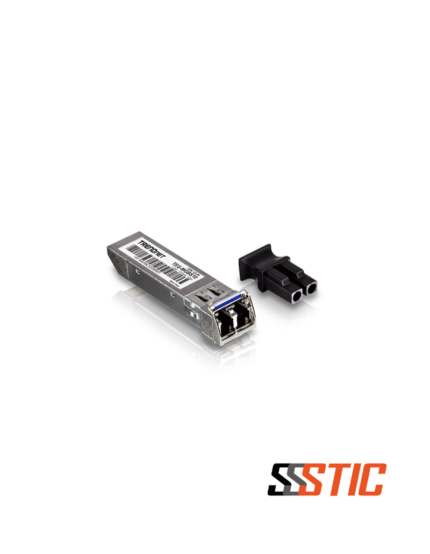 Transceiver de fibra óptica SFP Gigabit Dúplex LC monomodo TRENDnet TEG-MGBS10 de 1310nm y 10km.